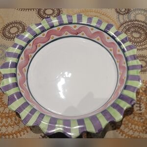 MacKenzie-Childs Piccadilly Pie Dish